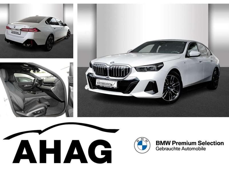 Mineralweiß metallic Gebraucht 2024 BMW i5 M Sport Limousine | 59.440 € (Superpreis) - Bild 1/4