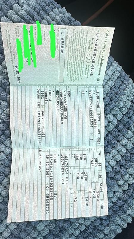 Gebraucht VW Fox 2006 Blau Kleinwagen