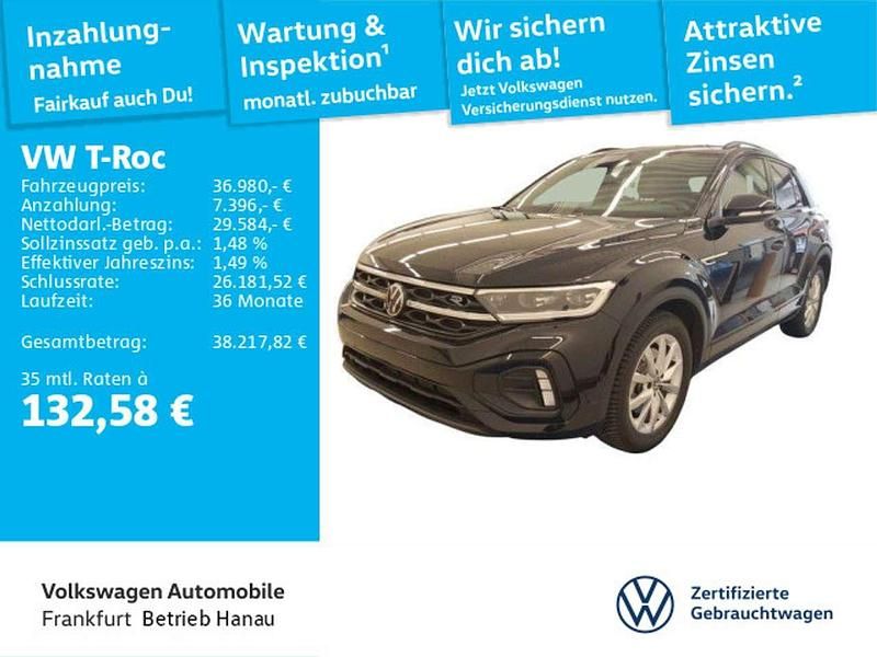 Gebraucht VW T-Roc R-line 150 PS (110 kW) 2025 Schwarz SUV