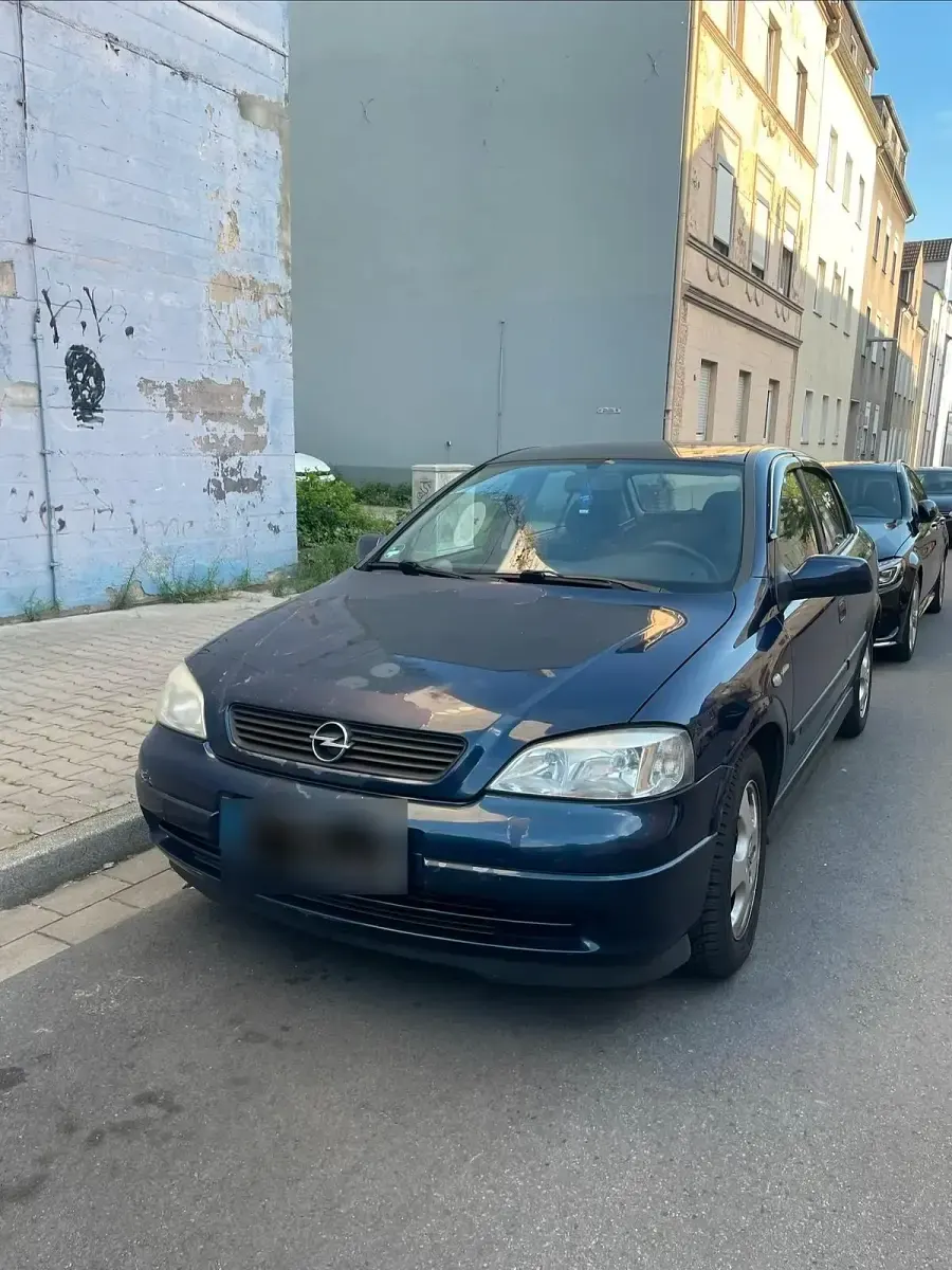 Gebraucht Opel Astra 100 PS (73 kW) 2000 Blau Coupé