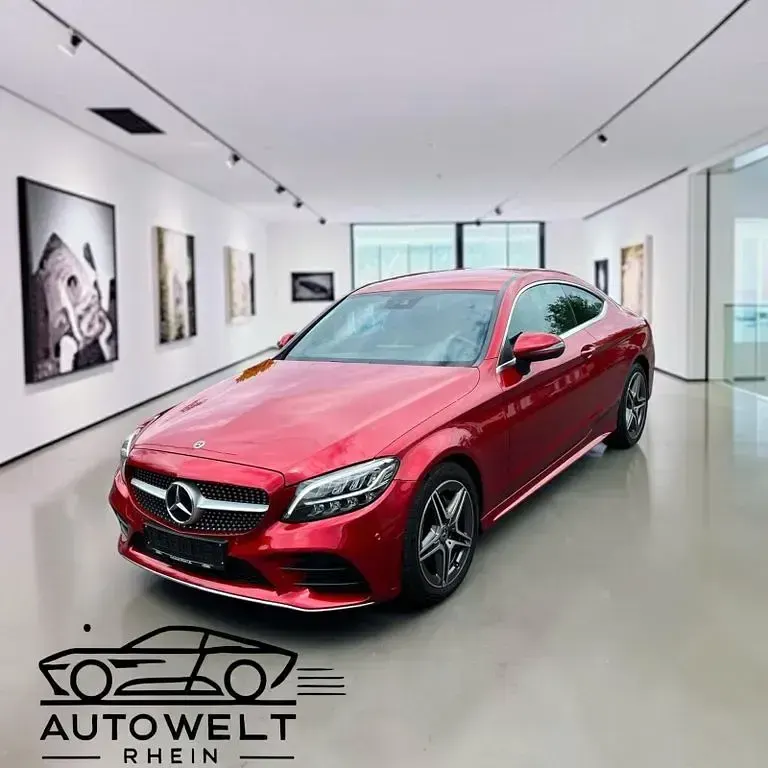 Gebraucht Mercedes C200 AMG 160 PS (117 kW) 2019 Rot Coupé