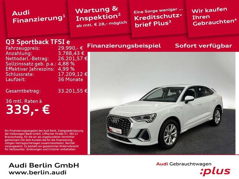 Gebraucht Audi Q3 S-Line 245 PS (180 kW) 2022 Gletscherweiß metallic SUV