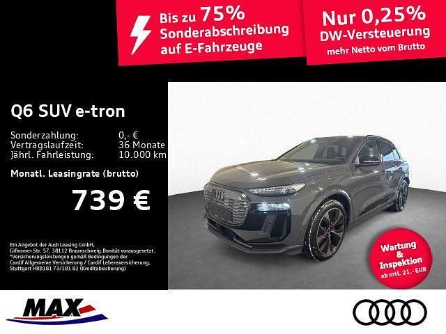 Ny Audi Q6 e-tron Performance 225 kW (306 HK) 2025 Grå SUV