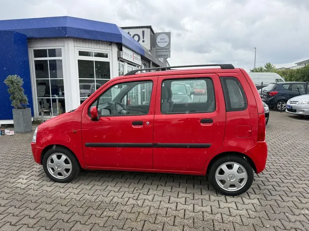 Gebraucht Opel Agila 75 PS (55 kW) 2001 Rot Van / Kleinbus