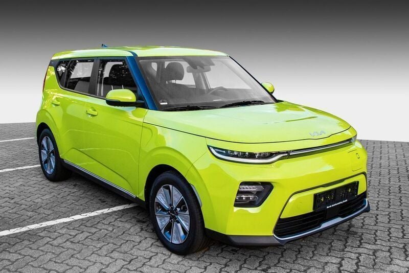 Gebraucht Kia Soul EV Edition 7 100 kW (136 PS) 2021 (cej) space cadet green SUV