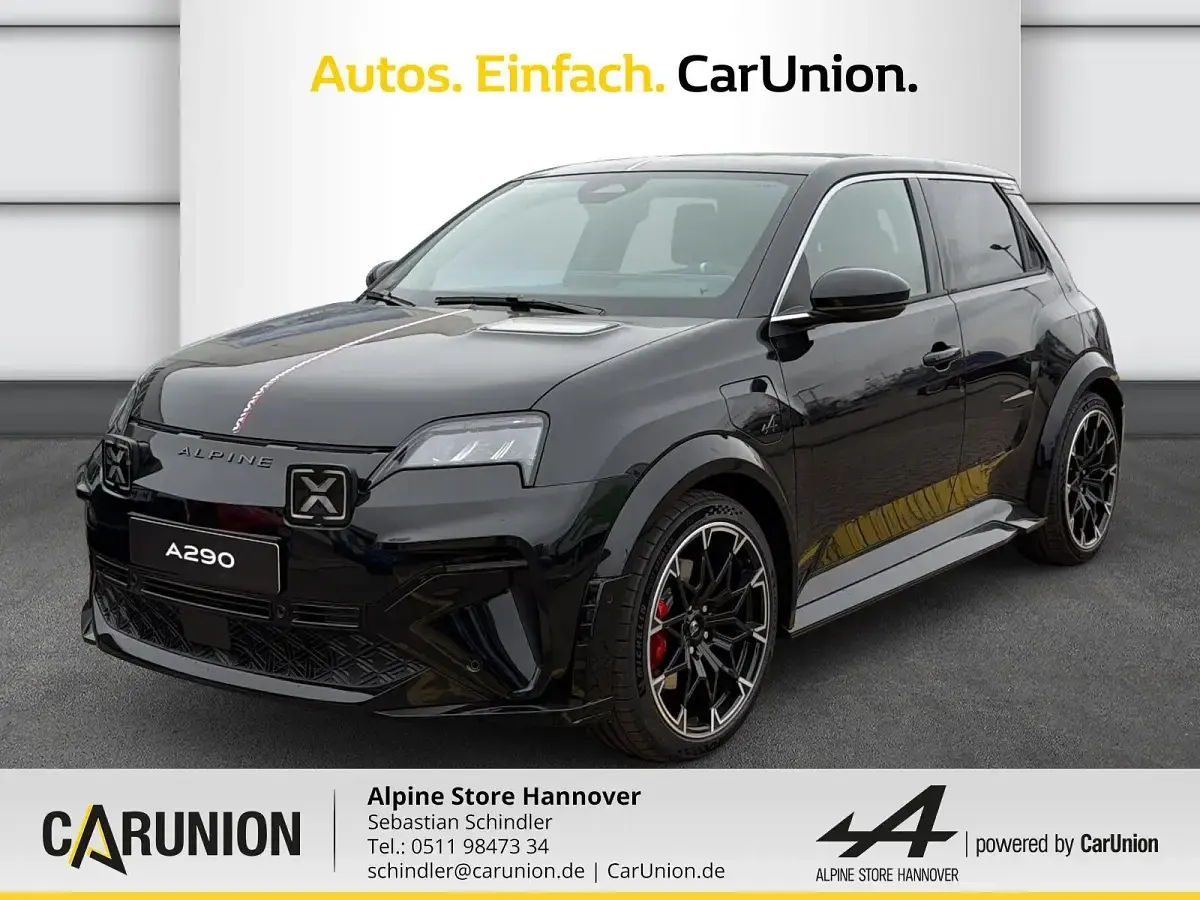 Neu Alpine A290 160 kW (218 PS) 2026 Black pearlschwarz metallic Kleinwagen