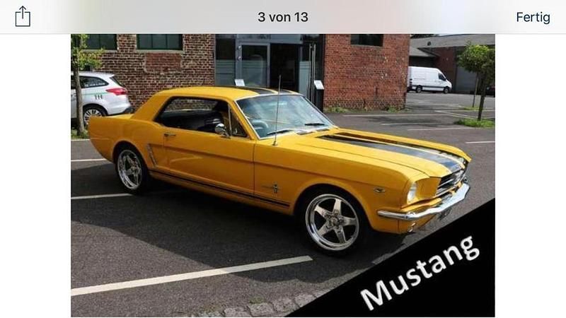 Gebraucht Ford Mustang 200 PS (147 kW) 1965 Gelb Coupé
