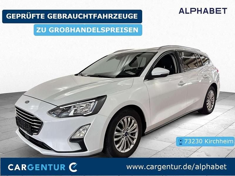Frostweiß Gebraucht 2020 Ford Focus Titanium Kombi | 10.307 € (Superpreis) - Bild 1/2