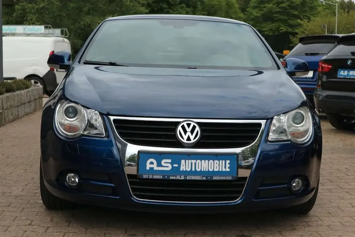 Brugt VW Eos 206 HK (151 kW) 2008 Blå Cabriolet