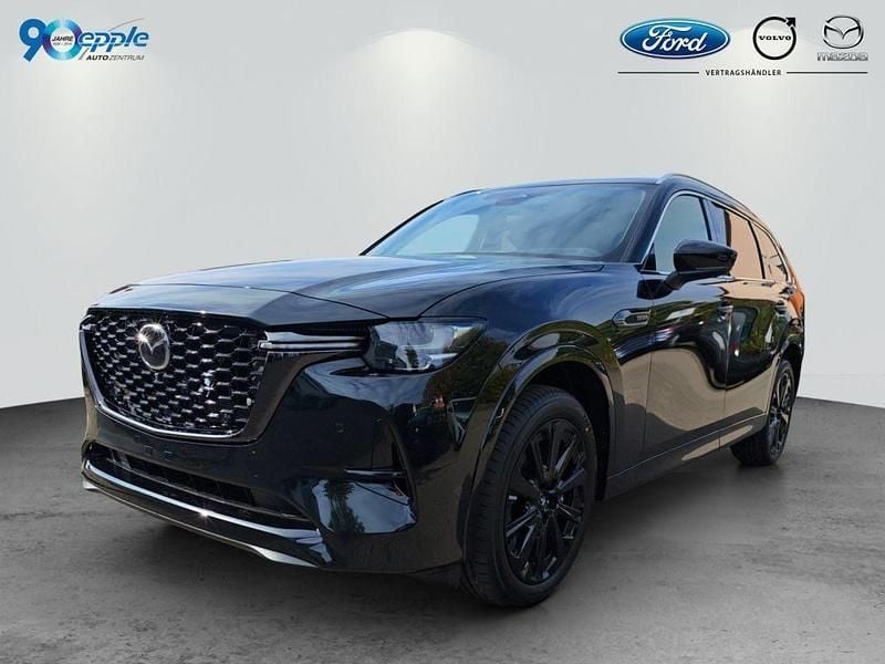 Schwarz metallic Neu 2025 Mazda CX-80 Homura-Line SUV | 65.990 € - Bild 1/4