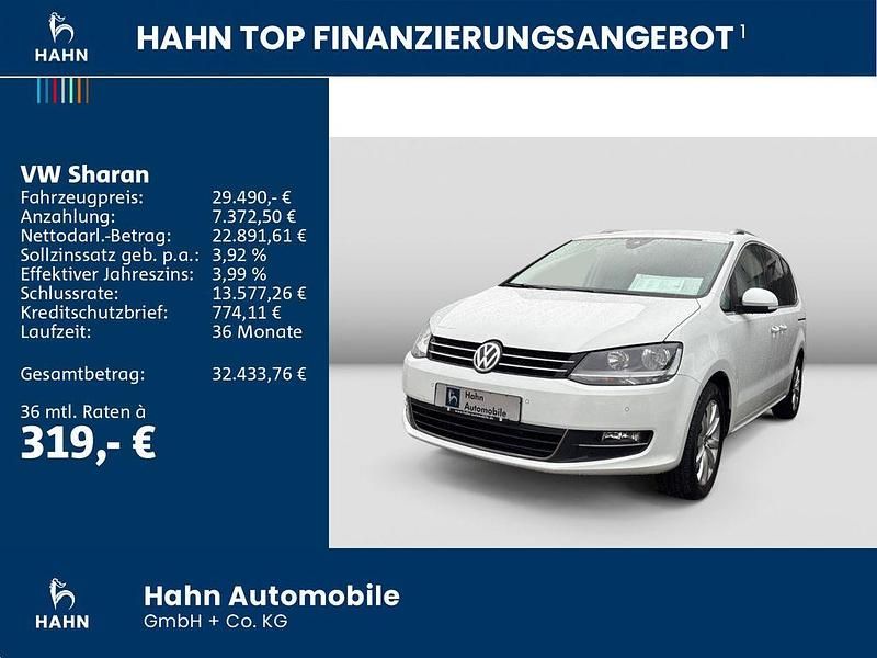 Gebraucht VW Sharan Highline 150 PS (110 kW) 2021 Weiß Van / Kleinbus