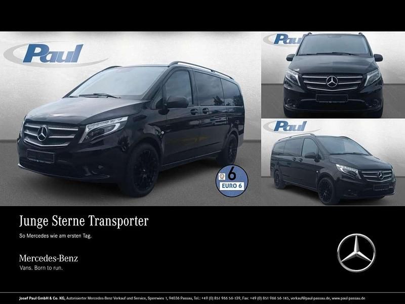 Obsidianschwarz metallic Gebraucht 2020 Mercedes Vito Van / Kleinbus | 47.900 € (Teuer) - Bild 1/4