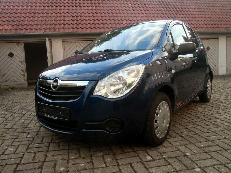 Blau Gebraucht 2009 Opel Agila Kleinwagen | 2.350 € (Fairer Preis) - Bild 1/4