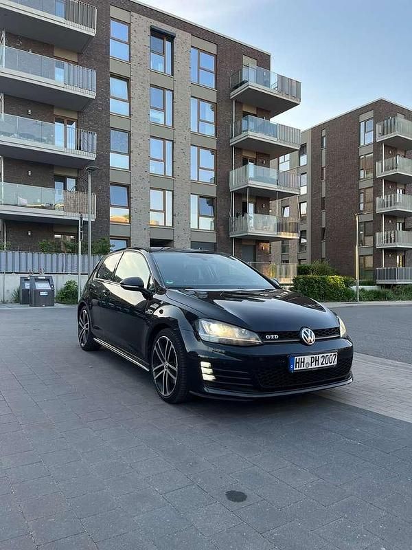 Gebraucht VW Golf VII GTD 184 PS (135 kW) 2014 Schwarz Kleinwagen
