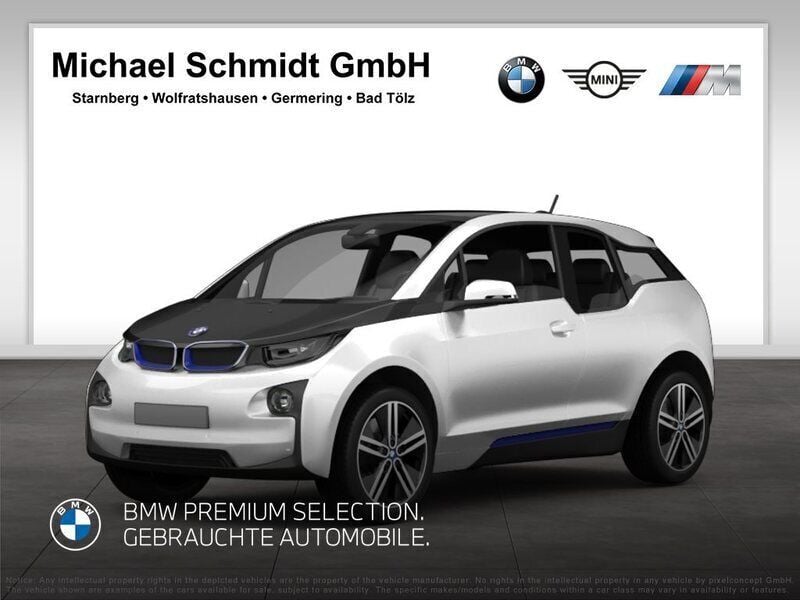 Capparisweiß mit akzent bmw i blau Gebraucht 2021 BMW i3 Kleinwagen | 18.330 € (Guter Preis) - Bild 1/4