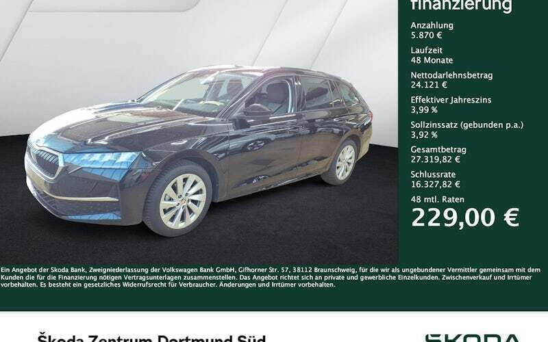 Schwarz Gebraucht 2024 Skoda Octavia Selection Kombi | 29.991 € (Fairer Preis) - Bild 1/4