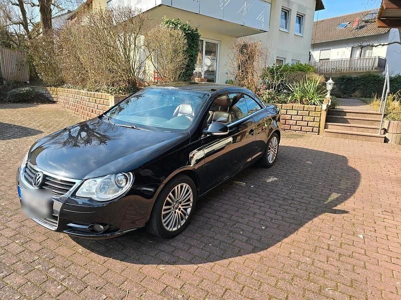 Schwarz Gebraucht 2006 VW Eos Cabrio | 1.250 € - Bild 1/4