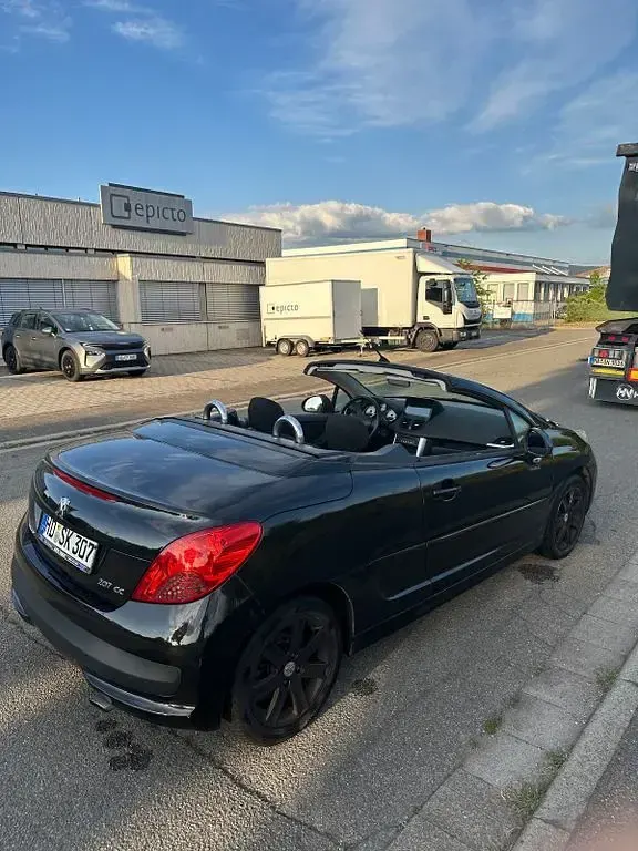 Gebraucht Peugeot 207 CC Sport 120 PS (88 kW) 2008 Schwarz Cabrio