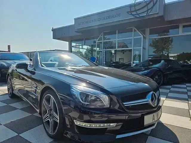 Gebraucht Mercedes SL63 AMG AMG 537 PS (394 kW) 2012 Schwarz Cabrio