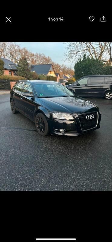 Schwarz Gebraucht 2011 Audi A3 Comfort Kleinwagen | 8.000 € (Fairer Preis) - Bild 1/4
