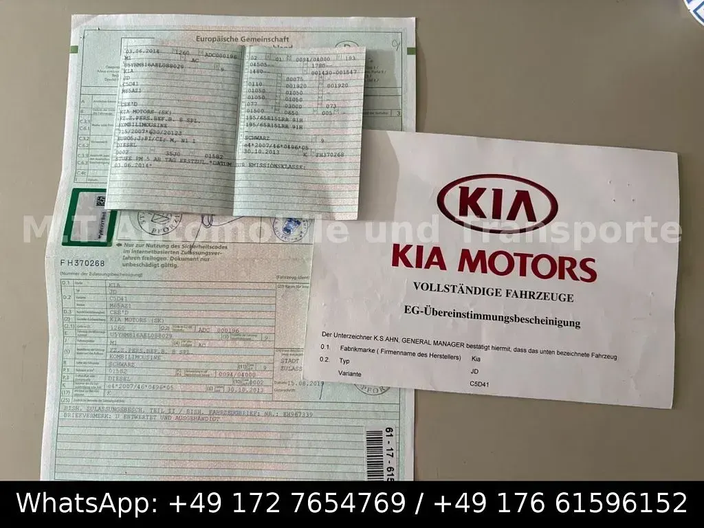 Gebraucht Kia Ceed 128 PS (94 kW) 2014 Schwarz Kleinwagen