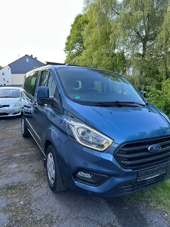 Gebraucht Ford Transit Custom Trend 170 PS (125 kW) 2021 Blau Van / Kleinbus