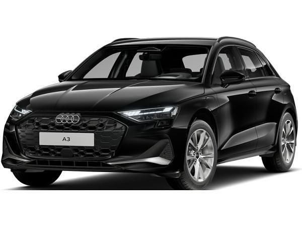 Schwarz (mythosschwarz metallic) Neu 2025 Audi A3 Sportback e-tron Ambiente Limousine | 41.419 € (Fairer Preis) - Bild 1/4