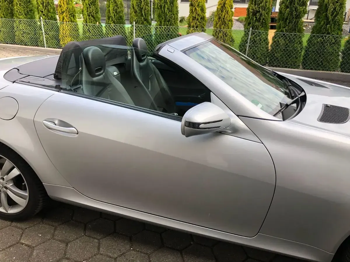 Gebraucht Mercedes SLK200 184 PS (135 kW) 2008 Silber Cabrio