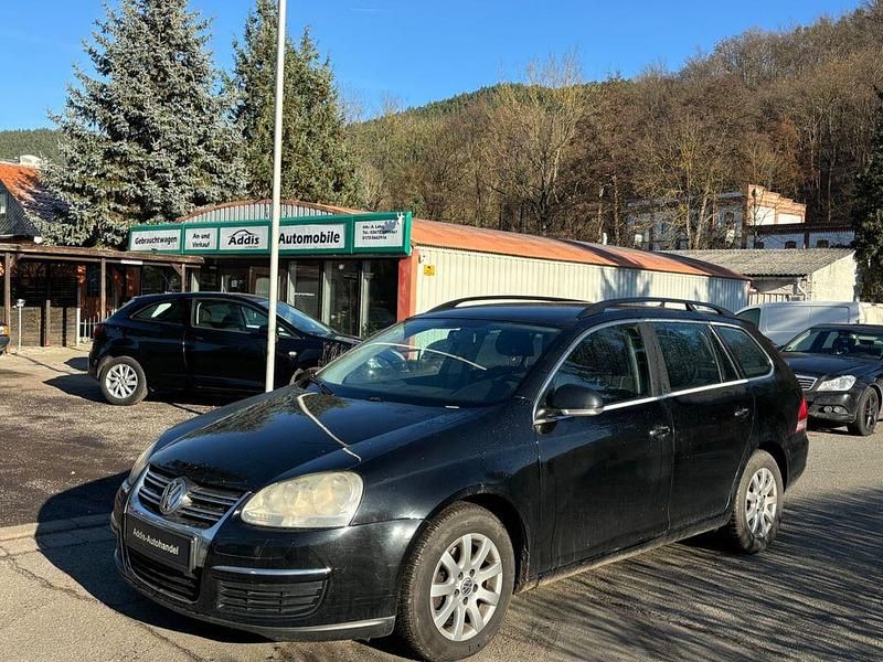 Schwarz Gebraucht 2008 VW Golf V Comfortline Kombi | 899 € (Guter Preis) - Bild 1/4