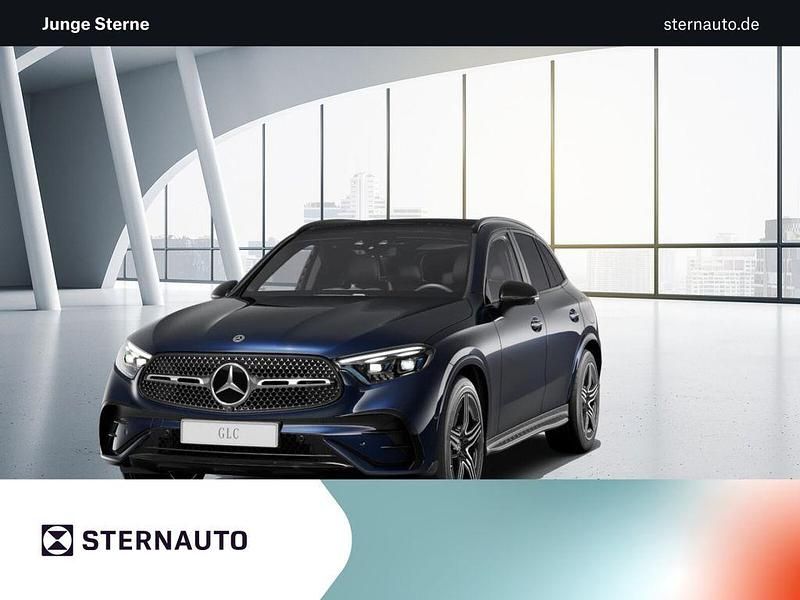 Metalliclack nautikblau Gebraucht 2023 Mercedes GLC300e AMG line SUV | 56.882 € (Fairer Preis) - Bild 1/4