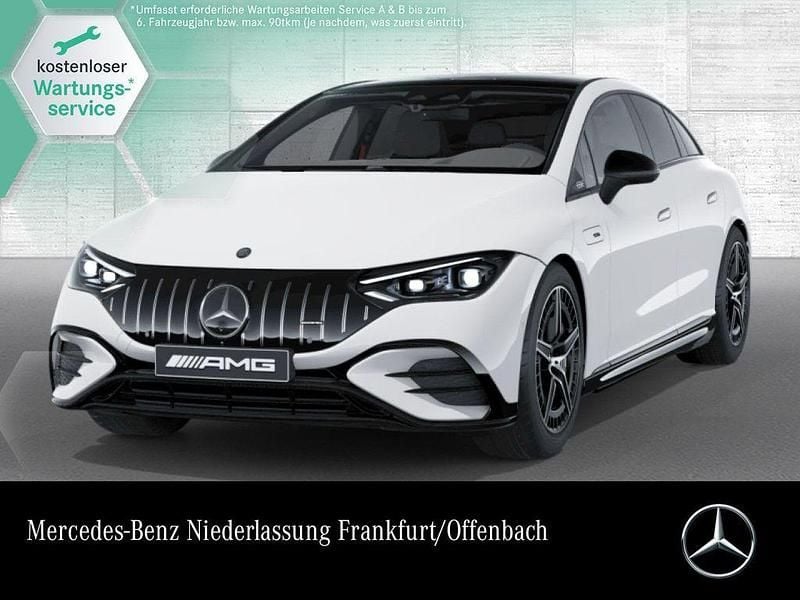 Weiß Gebraucht 2023 Mercedes EQE AMG 53 AMG Line Premium Plus Limousine | 63.990 € (Superpreis) - Bild 1/4