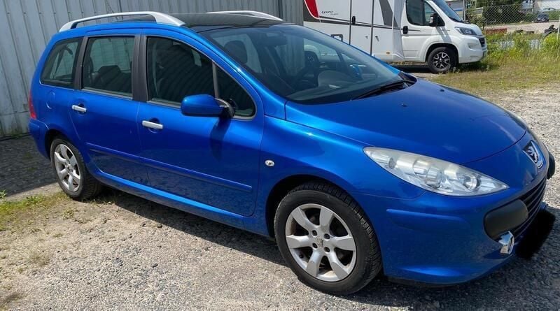 Blau Gebraucht 2005 Peugeot 307 Premium Kombi | 3.300 € (Fairer Preis) - Bild 1/4