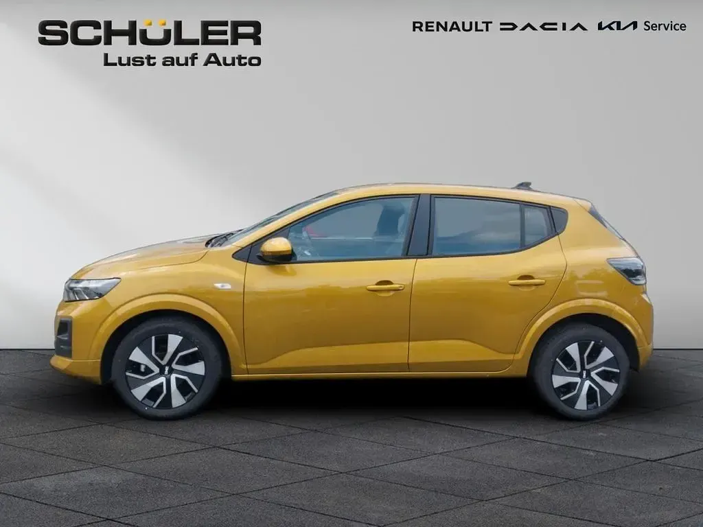 Neu Dacia Sandero Expression 120 PS (88 kW) 2026 Gelb Limousine