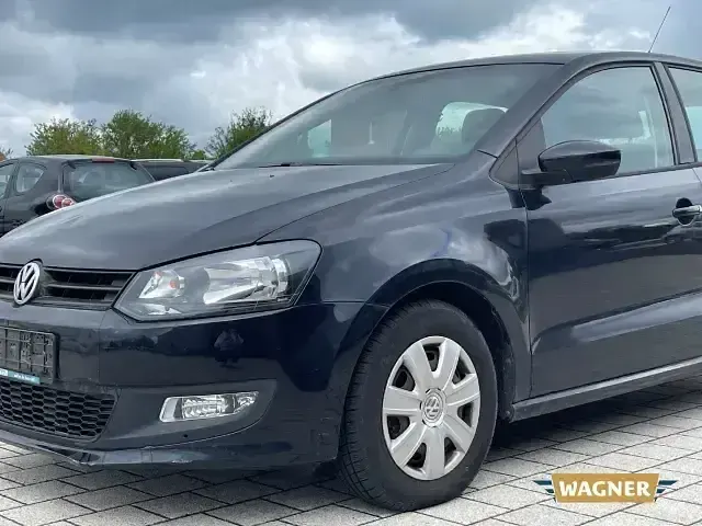 Gebraucht VW Polo Trendline 60 PS (44 kW) 2010 Schwarz Kleinwagen