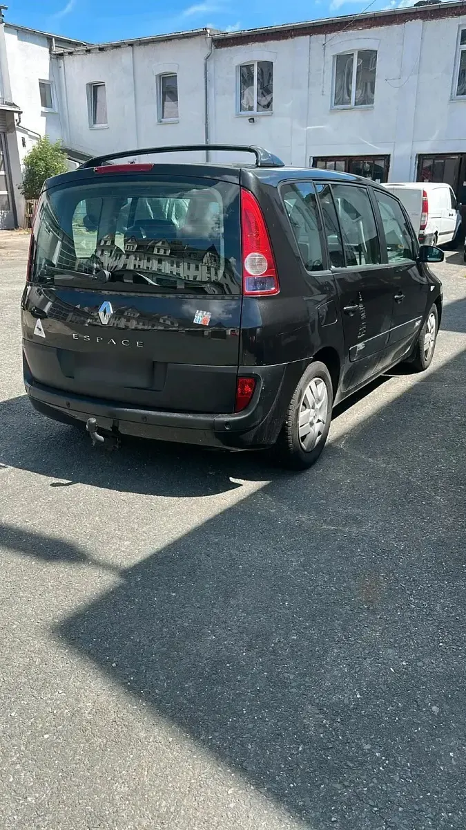 Gebraucht Renault Espace 117 PS (86 kW) 2008 Schwarz Van / Kleinbus