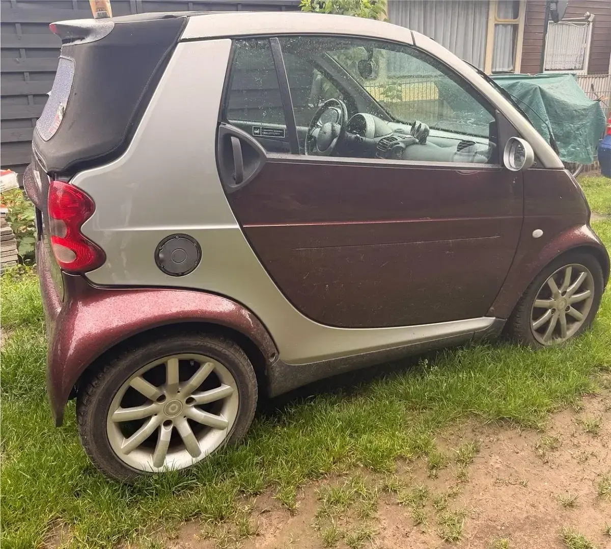 Gebraucht Smart ForTwo Cabrio 61 PS (44 kW) 2005 Rot Cabrio