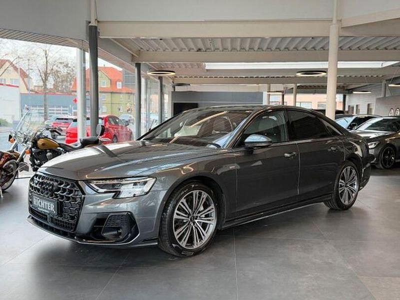 Grau Gebraucht 2023 Audi A8 S-Line Limousine | 59.950 € - Bild 1/4