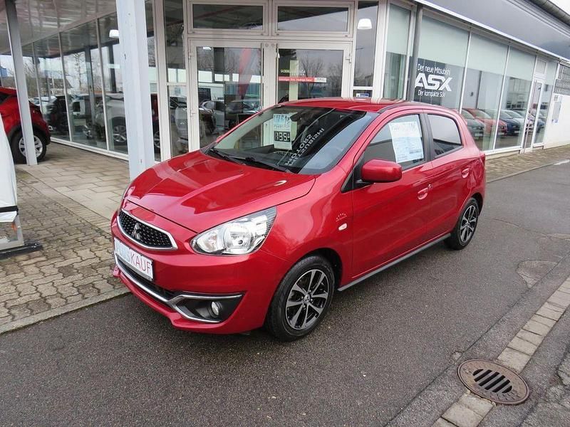 Rot Gebraucht 2016 Mitsubishi Space Star Edition+ Limousine | 8.490 € (Fairer Preis) - Bild 1/4