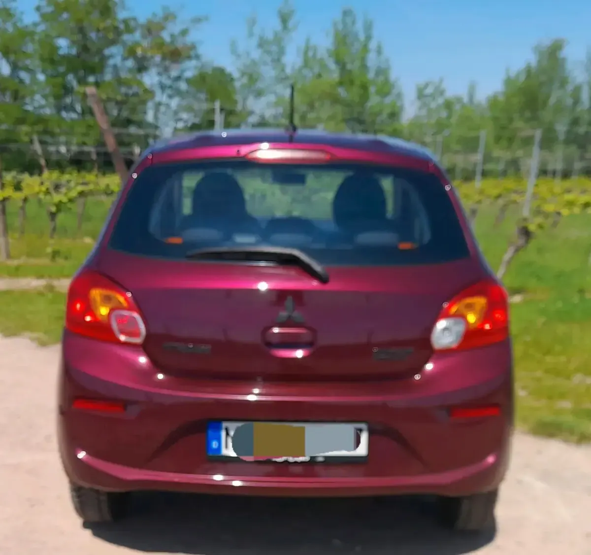 Gebraucht Mitsubishi Space Star 71 PS (52 kW) 2016 Rot Kleinwagen