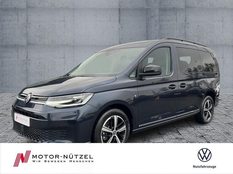 Blau Neu 2025 VW Caddy Maxi Life Life Van / Kleinbus | 49.990 € (Teuer) - Bild 1/4