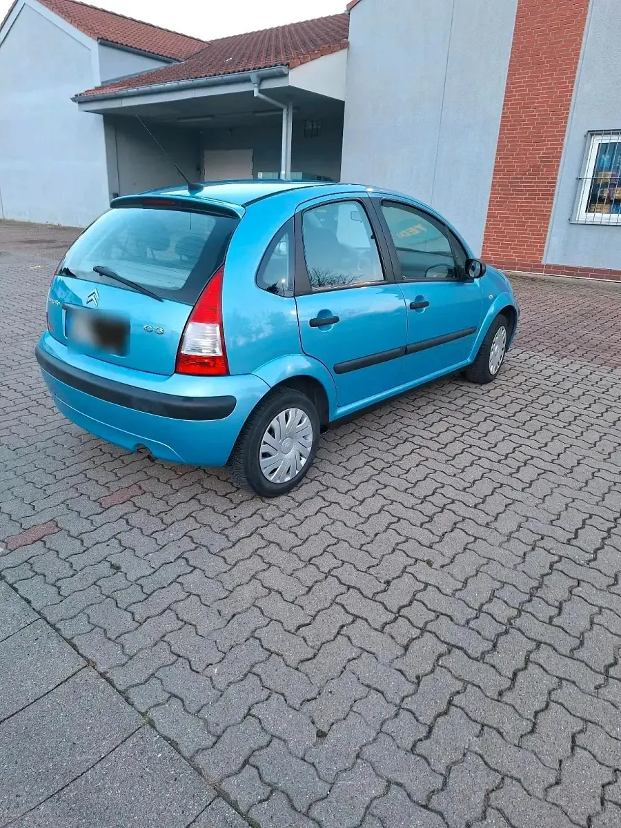 Used Citroën C3 Comfort 75 HP (55 kW) 2007 Blue Sedan