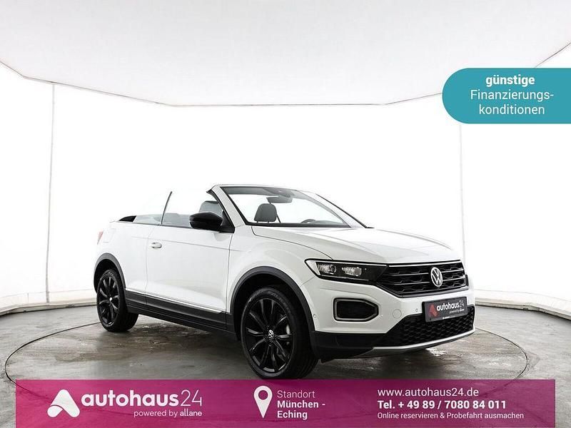Weiß Gebraucht 2021 VW T-Roc Cabriolet Style Cabrio | 24.660 € (Guter Preis) - Bild 1/4