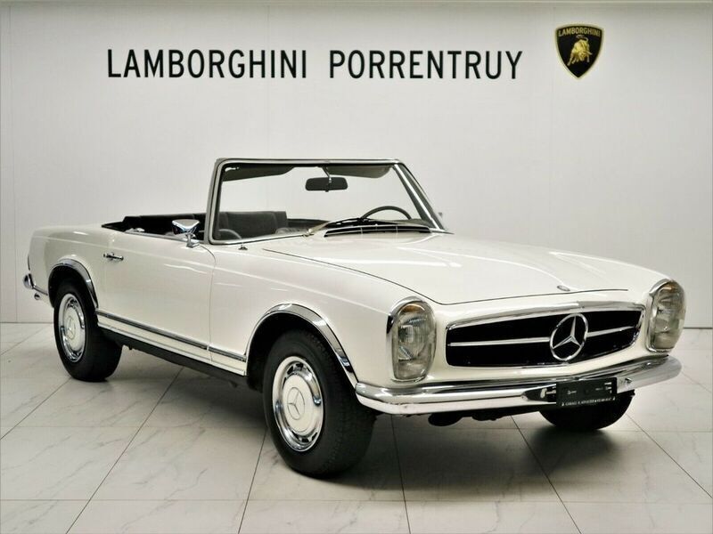 Weiß Gebraucht 1968 Mercedes SL280 Cabrio | 140.314 € - Bild 1/4