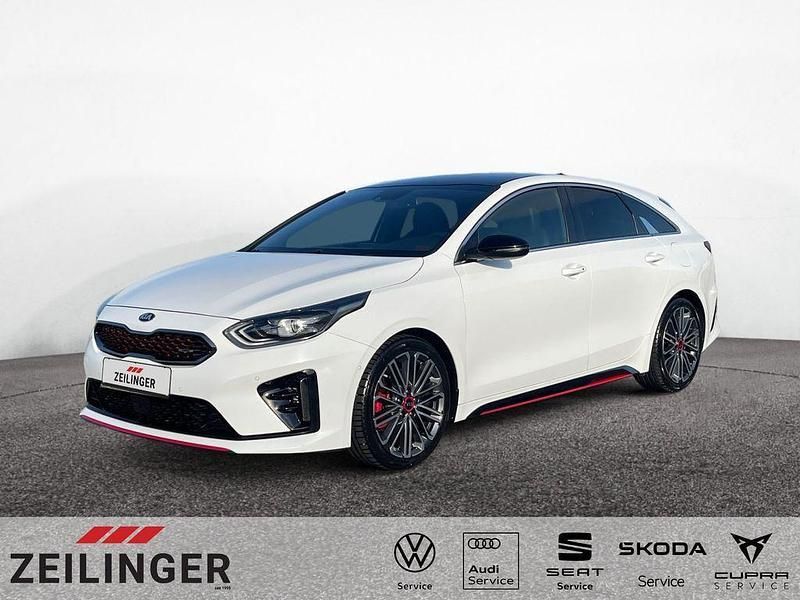 Weiß Gebraucht 2021 Kia ProCeed GT Premium Kleinwagen | 24.443 € (Guter Preis) - Bild 1/4