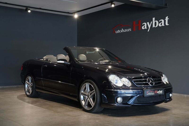 Schwarz Gebraucht 2008 Mercedes CLK63 AMG AMG Cabrio | 38.750 € - Bild 1/4