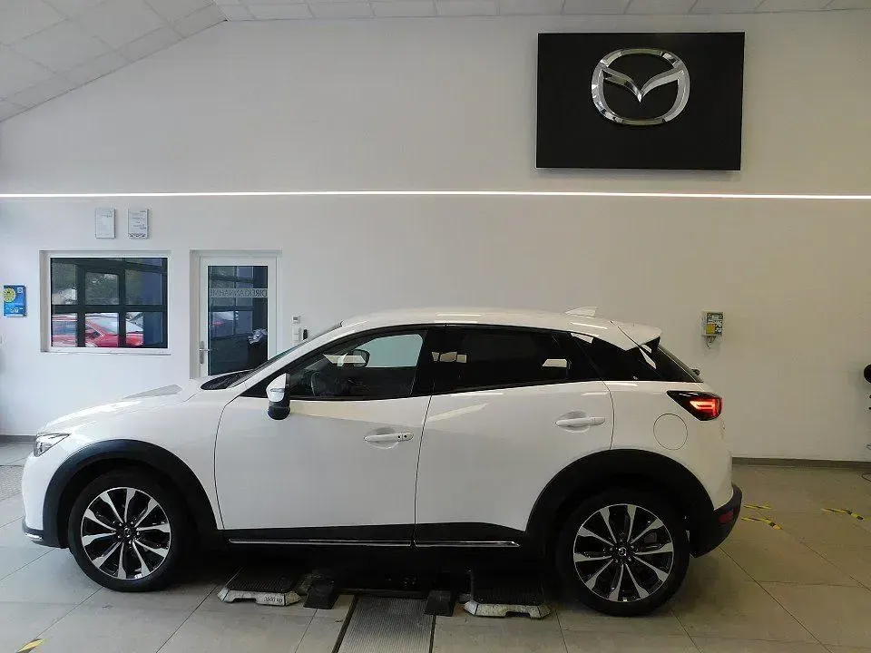 Gebraucht Mazda CX-3 Sky 121 PS (88 kW) 2019 Weiß SUV