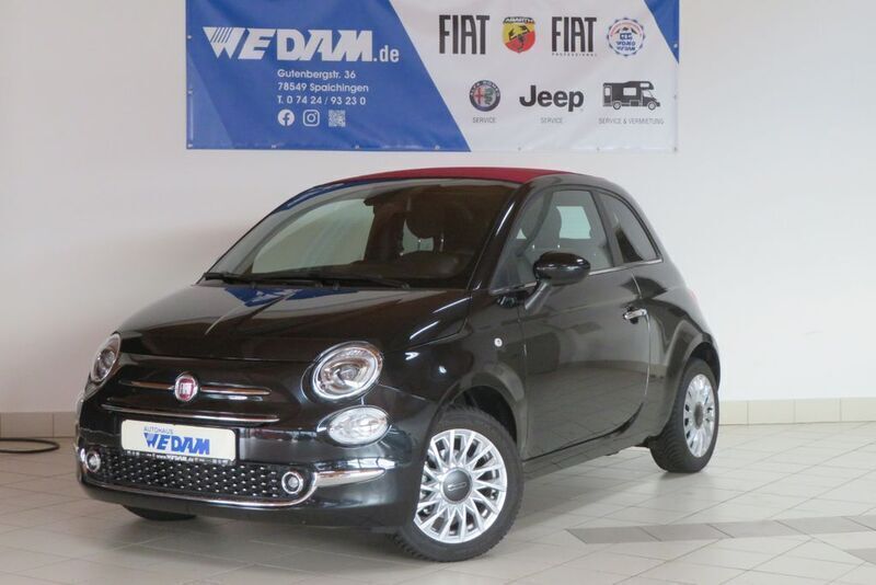 Vesuvio schwarz Neu 2024 Fiat 500C Dolcevita Cabrio | 18.440 € (Fairer Preis) - Bild 1/4