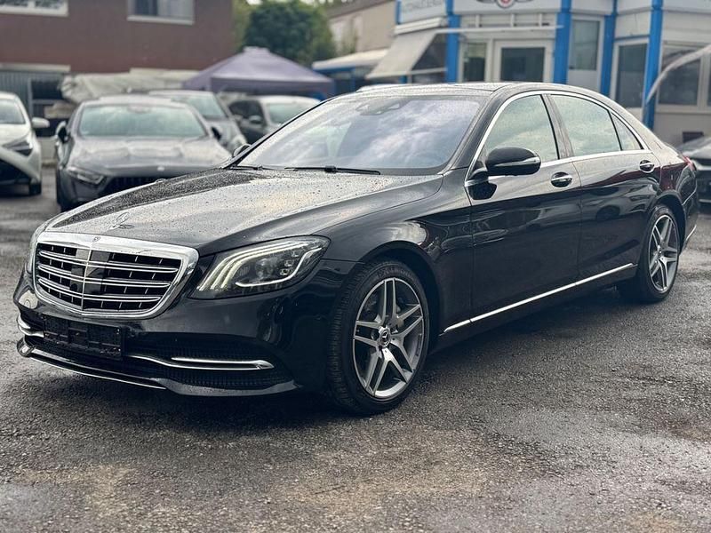 Obsidianschwarz metalliclack Gebraucht 2018 Mercedes S450 Limousine | 38.999 € - Bild 1/4