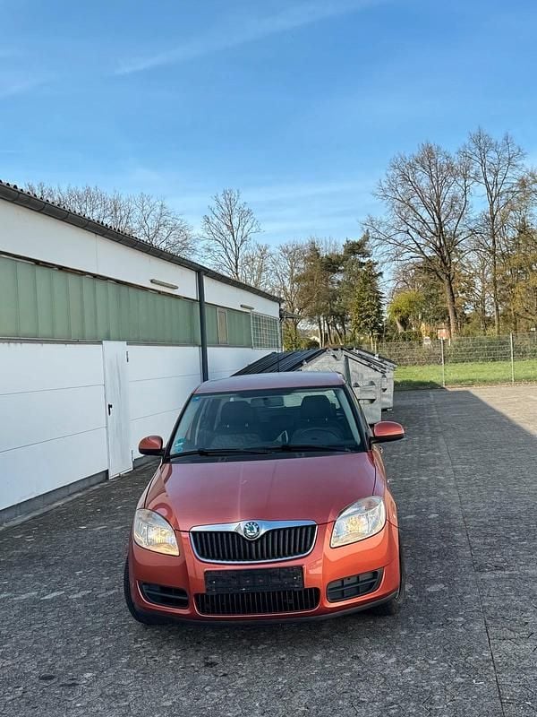Gebraucht Skoda Fabia 69 PS (50 kW) 2009 Orange Kleinwagen