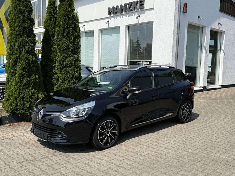 Black pearlschwarz metallic Gebraucht 2016 Renault Clio GrandTour LIMITED Kombi | 10.990 € (Teuer) - Bild 1/4